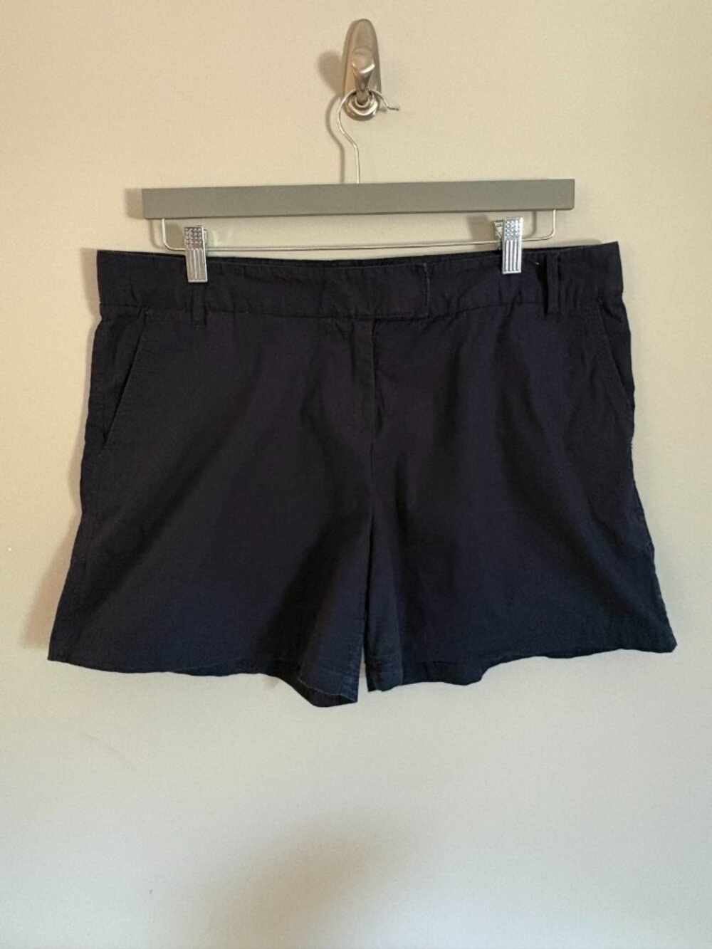 Castaway Nantucket Women's Size 14 Navy Chino Shorts Preppy Beach Coastal